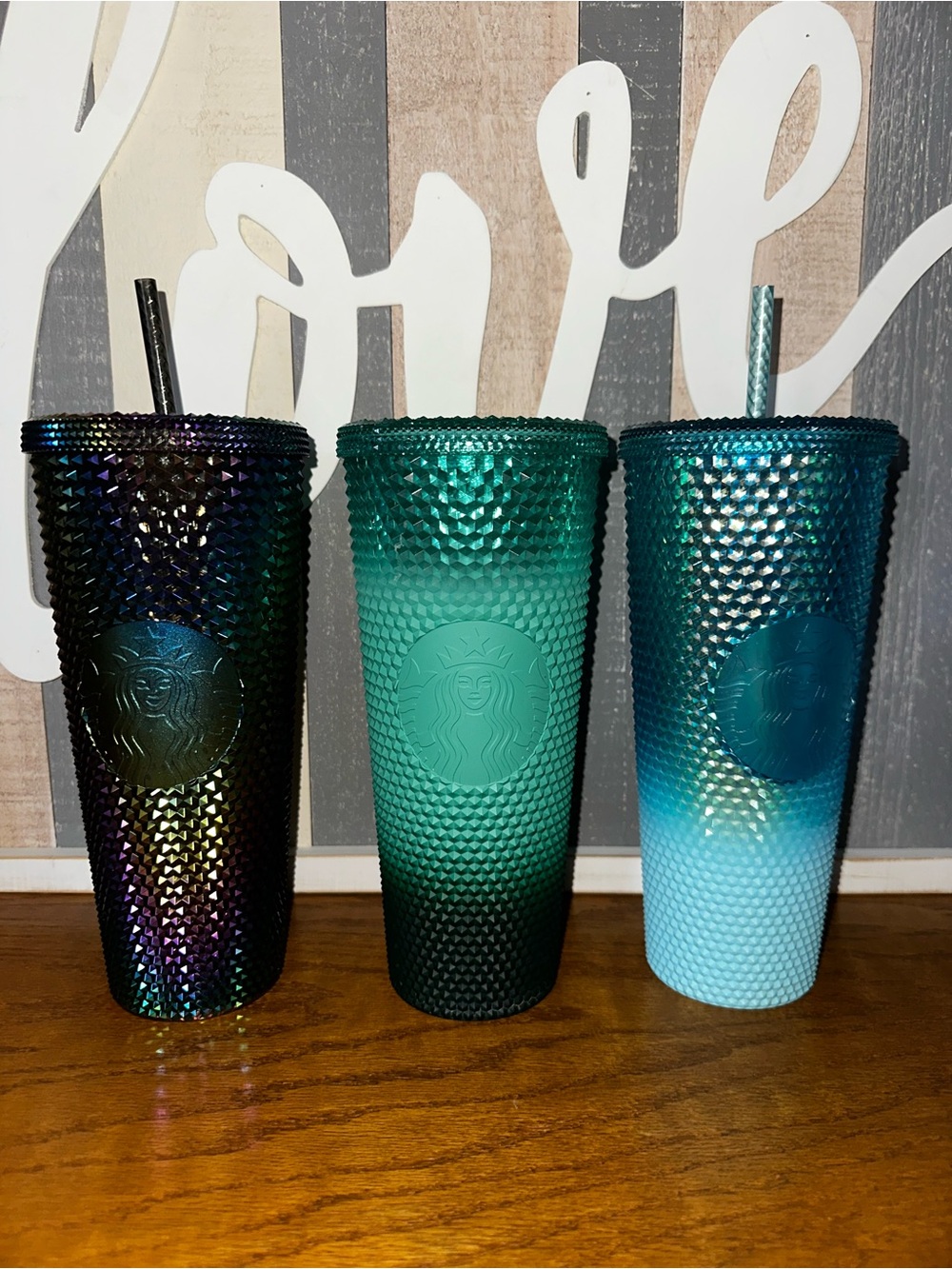Starbucks Studded Tumbler Lot of 3 Venti Tumblers